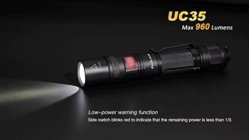 fenix uc35 rechargeable flashlight