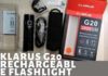Klarus G20 3000 Lumen Rechargeable LED Flashlight