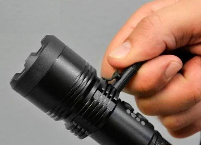 charging a stun gun flashlight